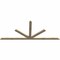 Ekena Millwork Saratoga Rough Sawn Timber Gable Bracket, Douglas Fir, 108"W x 45"H x 2"D x 4"F, 10/12 Pitch GBW108X45X0204SAR00RDF - alternate 4
